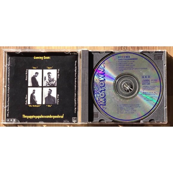Boyz II Men - Cooleyhighharmony (1991) Music CD - Picture 2 of 4